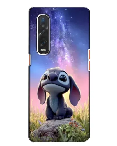 Чехол для OPPO Find X2 с картинкой «Стич на рассвете»