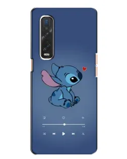 Чехол для OPPO Find X2 с картинкой «Музыкальный Stitch» Чехол для OPPO Find X2 с картинкой «Музыкальный Stitch»