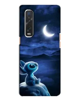 Чехол для OPPO Find X2 с картинкой «Лунная ночь Стича» Чехол для OPPO Find X2 с картинкой «Лунная ночь Стича»