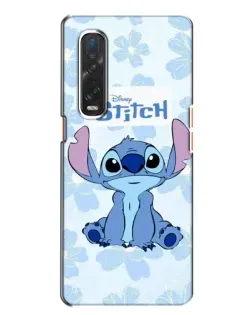 Чехол для OPPO Find X2 с картинкой «Stitch среди цветов» Чехол для OPPO Find X2 с картинкой «Stitch среди цветов»