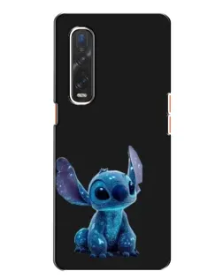Чехол для OPPO Find X2 с картинкой «Стич на черном» Чехол для OPPO Find X2 с картинкой «Стич на черном»