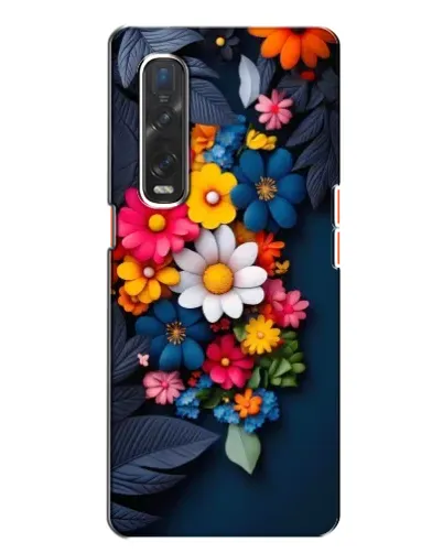 Чехол для OPPO Find X2 с картинкой «Цветочная феерия»