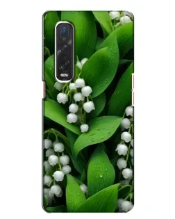 Чехол для OPPO Find X2 с картинкой «Ландыши в зелени»