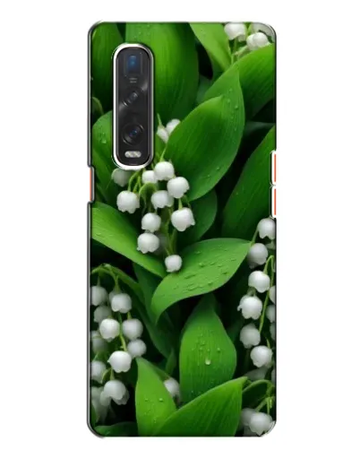 Чехол для OPPO Find X2 с картинкой «Ландыши в зелени»