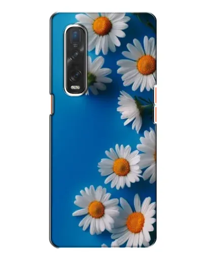 Чехол для OPPO Find X2 с картинкой «Белоснежные маргаритки»