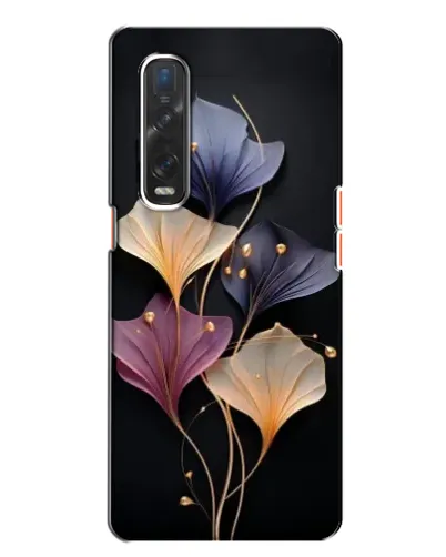 Чехол для OPPO Find X2 с картинкой «Лиловые цветы грации»