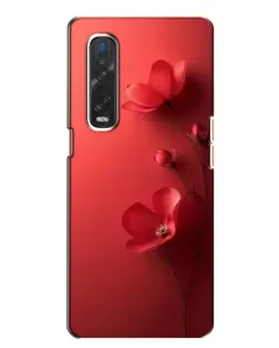 Чехол для OPPO Find X2 с картинкой «Маковые соцветия»