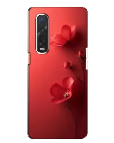 Чехол для OPPO Find X2 с картинкой «Маковые соцветия»