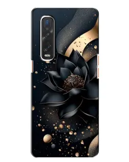 Чехол для OPPO Find X2 с картинкой «Черный лотос»