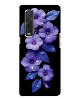 Чохол для OPPO Find X2 з картинкою «Фіолетові квіти з росою» Чохол для OPPO Find X2 з картинкою «Фіолетові квіти з росою»