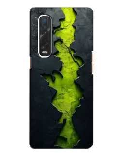 Чохол для OPPO Find X2 з картинкою «Салатовий розлом скелі» Чохол для OPPO Find X2 з картинкою «Салатовий розлом скелі»