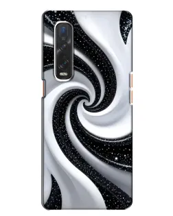 Чохол для OPPO Find X2 з картинкою «Чорно-біла спіраль» Чохол для OPPO Find X2 з картинкою «Чорно-біла спіраль»