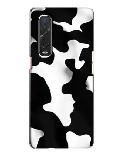 Чехол для OPPO Find X2 с картинкой «Черно-белое пятно»
