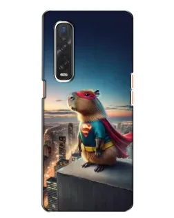 Чехол для OPPO Find X2 с картинкой «Капи-мен супергерой»