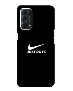 Чехол для OPPO Find X3 Lite с картинкой «Минимализм от Nike» Чехол для OPPO Find X3 Lite с картинкой «Минимализм от Nike»