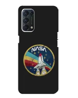 Чехол для OPPO Find X3 Lite с картинкой «NASA — эмблема миссии»