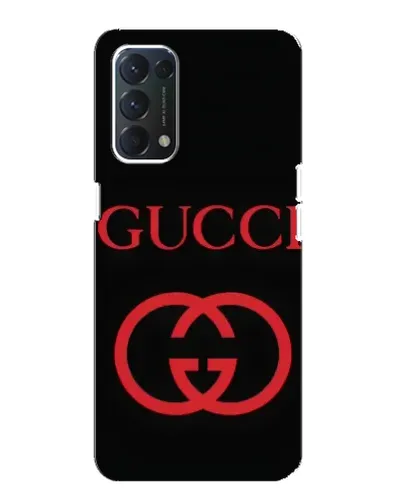 Чехол для OPPO Find X3 Lite с картинкой «Gucci — красный логотип»
