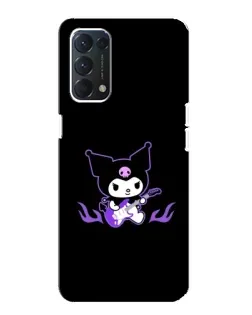 Чехол для OPPO Find X3 Lite с картинкой «Электрическая Kuromi»
