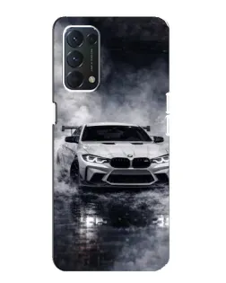 Чехол для OPPO Find X3 Lite с картинкой «BMW сквозь туман»