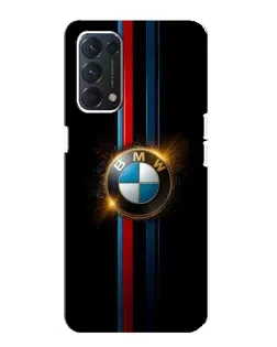Чехол для OPPO Find X3 Lite с картинкой «BMW M-Power неон»