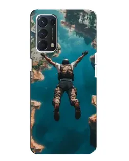 Чехол для OPPO Find X3 Lite с картинкой «PUBG — свободное падение»