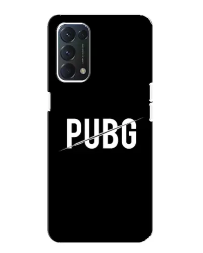 Чехол для OPPO Find X3 Lite с картинкой «PUBG — белый логотип»