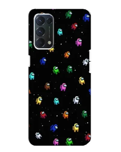Чехол для OPPO Find X3 Lite с картинкой «Экипаж Among Us» Чехол для OPPO Find X3 Lite с картинкой «Экипаж Among Us»