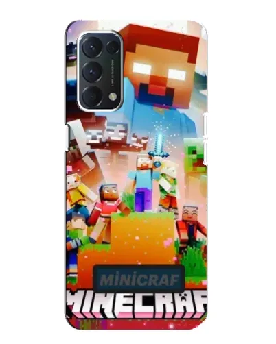 Чехол для OPPO Find X3 Lite с картинкой «Minecraft герои игры» Чехол для OPPO Find X3 Lite с картинкой «Minecraft герои игры»