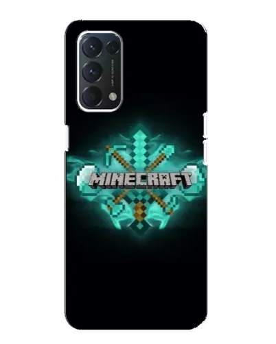 Чехол для OPPO Find X3 Lite с картинкой «Minecraft Diamond лого» Чехол для OPPO Find X3 Lite с картинкой «Minecraft Diamond лого»