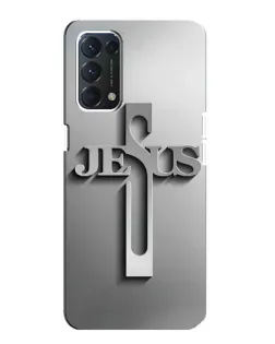 Чохол для OPPO Find X3 Lite з картинкою «Металевий хрест Jesus» Чохол для OPPO Find X3 Lite з картинкою «Металевий хрест Jesus»