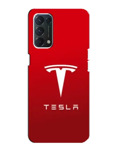 Чехол для OPPO Find X3 Lite с картинкой «Tesla Red Classic»
