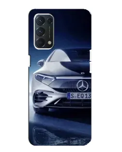 Чехол для OPPO Find X3 Lite с картинкой «Mercedes EQ — будущее»
