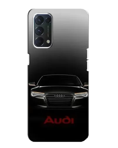 Чехол для OPPO Find X3 Lite с картинкой «Audi — градиентный контур»