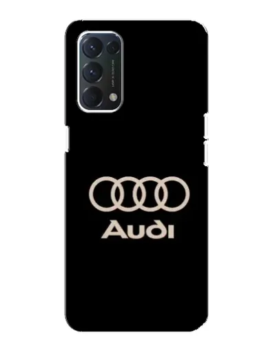 Чехол для OPPO Find X3 Lite с картинкой «Audi — золотой логотип»