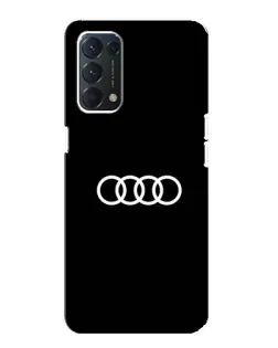 Чехол для OPPO Find X3 Lite с картинкой «Audi White Logo»