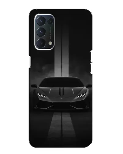 Чехол для OPPO Find X3 Lite с картинкой «Lamborghini симметрия дорог»