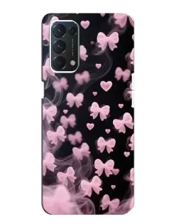 Чехол для OPPO Find X3 Lite с картинкой «Неоновое кружево»