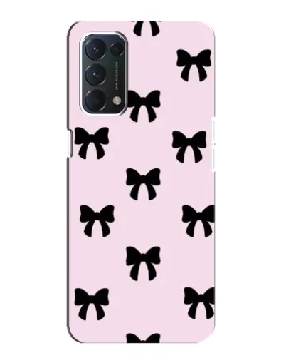 Чехол для OPPO Find X3 Lite с картинкой «Черные банты Coquette» Чехол для OPPO Find X3 Lite с картинкой «Черные банты Coquette»