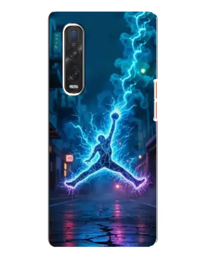 Чехол для OPPO Find X3 Pro с картинкой «Jordan Gold Jumpman»
