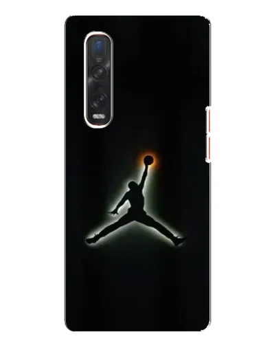 Чехол для OPPO Find X3 Pro с картинкой «Jordan Gradient Logo»