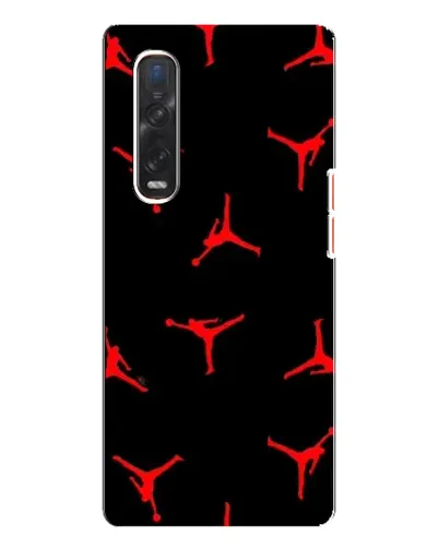 Чехол для OPPO Find X3 Pro с картинкой «Jordan Red Pattern»