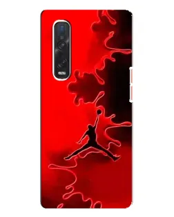 Чехол для OPPO Find X3 Pro с картинкой «Jordan Red Smoke»