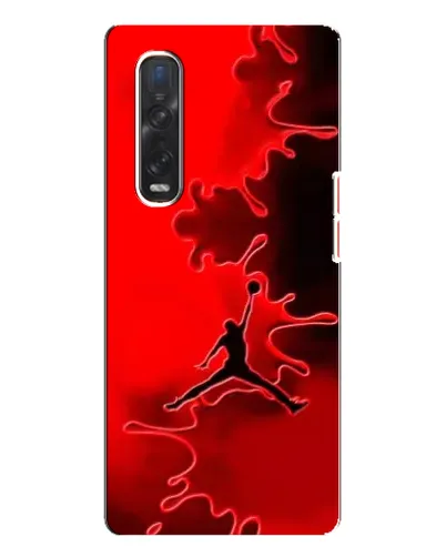 Чехол для OPPO Find X3 Pro с картинкой «Jordan Red Smoke»