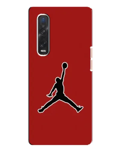 Чехол для OPPO Find X3 Pro с картинкой «Jordan Red Back»