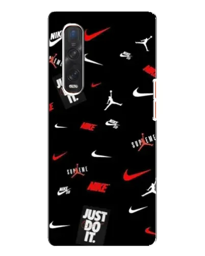 Чехол для OPPO Find X3 Pro с картинкой «Nike Mix Pattern»