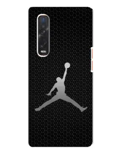 Чехол для OPPO Find X3 Pro с картинкой «Jordan Dark Carbon»