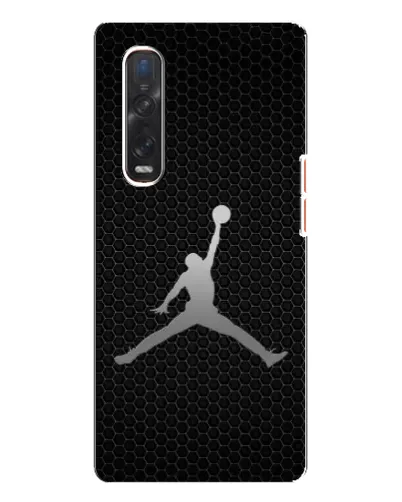 Чехол для OPPO Find X3 Pro с картинкой «Jordan Dark Carbon»