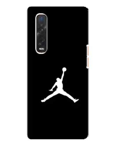 Чехол для OPPO Find X3 Pro с картинкой «Jordan Silhouette»