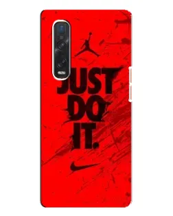 Чехол для OPPO Find X3 Pro с картинкой «Nike Just Do It»