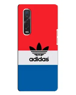 Чехол для OPPO Find X3 Pro с картинкой «Ретро блоки Adidas»